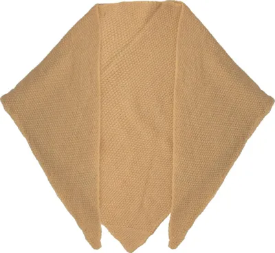 Dreieckstuch Trachtenschal aus Strick von Hut-Breiter in beige
