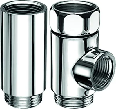 Produktbild von SCHELL T-und Distanzstück Überwurfmutter, 3/4, chrom