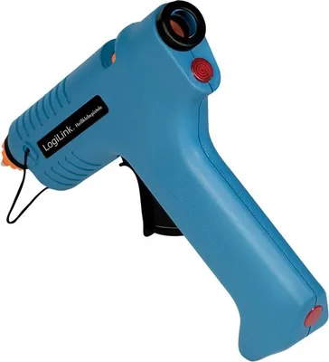 Immagine prodotto di Logilink Heißklebepistole, 80W, kabellos,m. Aufsteller,blau