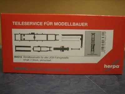 Produktbild von Herpa 084314 - 1/87 Abrollkinematik Für Alle Lkw Fahrgestelle (2 Stück) - Neu
