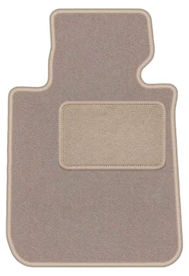 Image de Tapis conducteur en moquette pour BMW 1 E87 2004-2011 (à hayon) – 1 pièce, beige, sur mesure – Wielganizator LUX