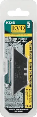 Produktbild von KDS TB-5B trapezförmige Klingen (5x schwarze Klinge)