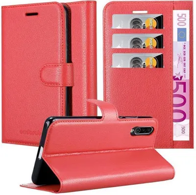 Obrázek produktu pro Cadorabo Case for MEIZU 16Xs Protective Case in Red Pouzdro na mobilní telefon s magnetickým zavíráním