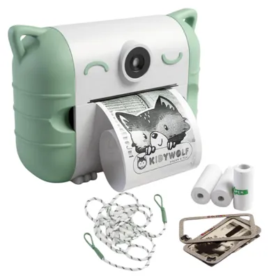 Productafbeelding van Groen - Kindercamera met Thermische Print 5 jaar+