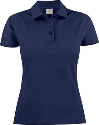 Produktbild von Tailliertes Damen-Polohemd SURF aus 100% gekämmter Baumwolle mit Flachstrickkragen