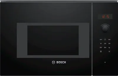 Immagine prodotto di BOSCH SER4 BFL523MB1F Forno a microonde da incasso, nero, 20 litri, 7 programmi automatici, 38,2 x 59,4 x 31,7 cm
