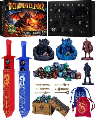 Produktbild von Adventskalender 2026, ein Set mit 24 Rollenspiel-Geschenken für Jugendliche und Erwachsene