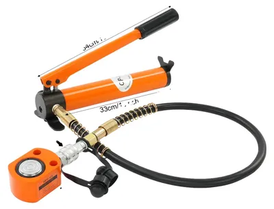 Obrázok produktu pre Hydraulický zdvihák, nosnosť 10 ton, ergonomická rukoväť, oranžová farba
