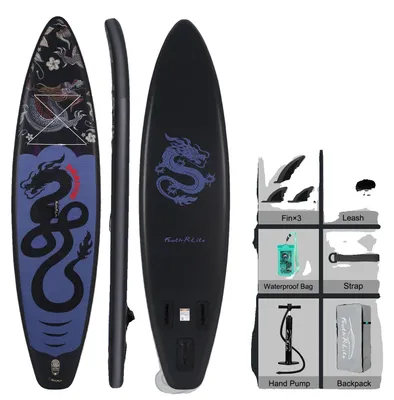 Produktbild von Aufblasbares Paddleboard, langlebiges Material, ideal für Wasseraktivitäten, SUPFR17U