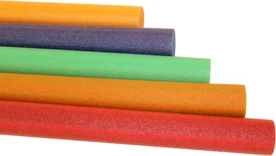 Productafbeelding van Zwemplegels - Water noodles - Aquafitness en therapie - Flexibel PE schuim - 160 x 6.5 cm - Gesorteerd