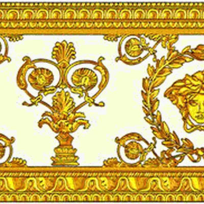Produktbild von A.S. Creation Versace 3 | 343052 | Vliestapete Borten | 0.09 m x 5 m | Gelb