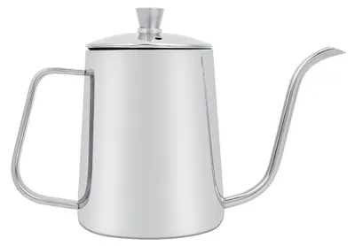 Kaffeekanne 550 ml Edelstahl, Schwanenhalsausguss, Präzisions-Gießkocher