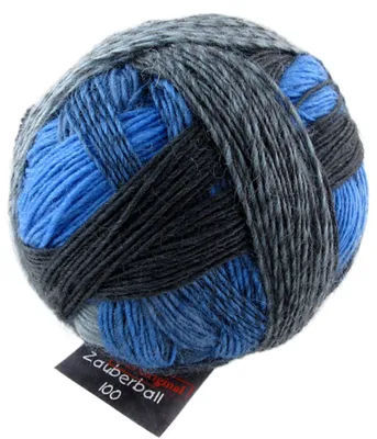 Produktbild von Schoppel Zauberball 100,das Original,100g/400m,100 % Schurwolle (Merino).toller Farbverlauf 2169 Rauchzeichen