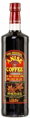 Produktbild von Kaffee-Ouzo (Coffee-Anise) Likör 21% 1,0l Aigaion