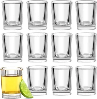 Produktbild von Famanu Shotgläser 6cl - Stabil und spülmaschinenfest - Set von 6