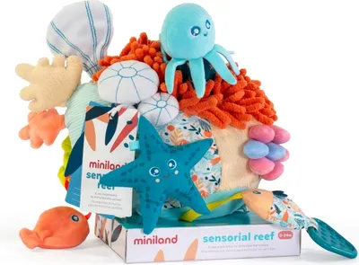 Produktbild von Buntes Korallenriff-Sensorikspielzeug, Miniland