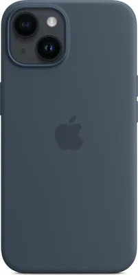 Produktbild von Apple iPhone 14 Silicone Case with MagSafe - Storm Blue