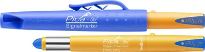 Produktbild von Pica-Marker 8083, Rundspitze, Schwarz, Orange, Blau, Glas, Metall, Holz/Laminat, Fettdruck, 8 mm