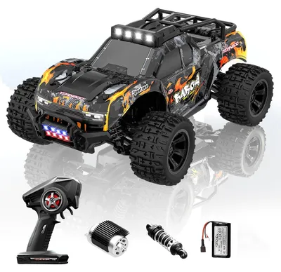 Zdjęcie produktu dla Samochód RC terenowy - Napęd 4WD - 2,4 GHz - Prędkość 38 km/h - Akumulator