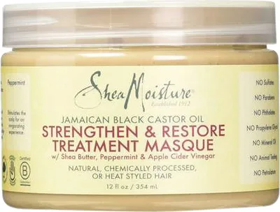 Produktbild von Shea Moisture Jamaican Black Castor Oil Strengthen & Restore Treatment Masque 354ml