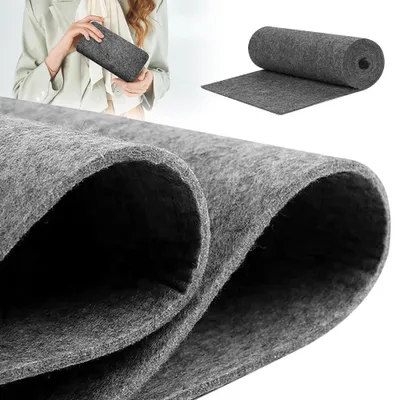 Image de Feutre d'épaisseur 3 mm - Tapis en feutre - Feutre pour travaux manuels - Feutre pour patchwork - Feutre pour travaux créatifs - Matériau durable, 40 cm x 250 cm