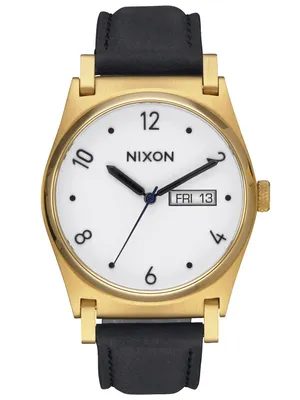 Produktbild von Nixon A955 513 Jane Leather Gold Black Damenuhr