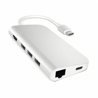 Obrázok produktu pre Satechi USB-C Hub Multi-Port Adapter Silber USB-C 8 in 1
