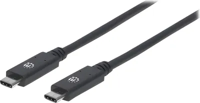 Produktbild von MANHATTAN USB 3.2 Kabel 10Gbit/s C-Stecker auf C-Stecker 1m