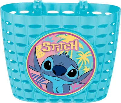 Produktbild von Lilo & Stitch Kinder-Fahrradkorb – Blau, Disney Motivkorb
