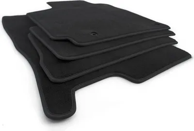 Produktbild von Fußmatten Hyundai Kona (ab 2017) Velours Original Qualität Automatten Set 4-teilig Schwarz