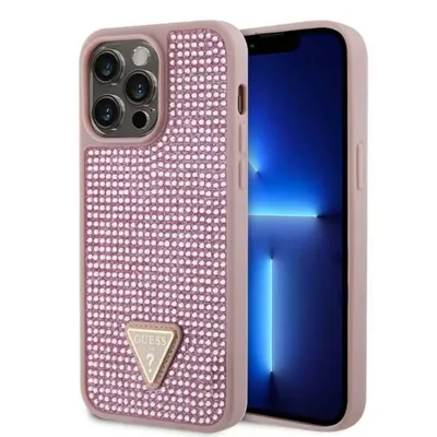 Produktbild von Guess iPhone 15 Pro Max Back cover case - Triangle - Pink