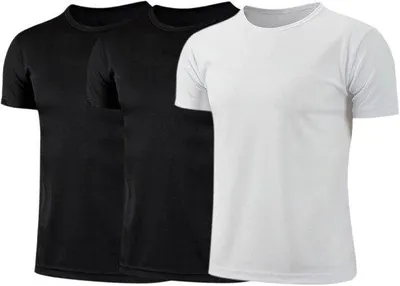 Productafbeelding van 3-delige Sneldrogende Kindersportshirts Set voor Jongens