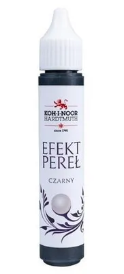 Produktbild von Perleffektstift schwarz 30ml