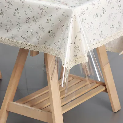 Obrázok produktu pre Priehľadná PVC obrus, 180 x 140 cm, hrúbka 0,13 mm, umývateľný, obdĺžnikový
