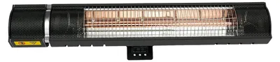 Produktbild von 2000W Infrarotheizer - Elektrischer mobiler Heizstrahler - IP65 Wasserdicht - Fernbedienung 3 Heizstufen - 60 Min Timer - Stand- oder Wandmontage - Für Innen und Außen 10–26 m² - Schwarz