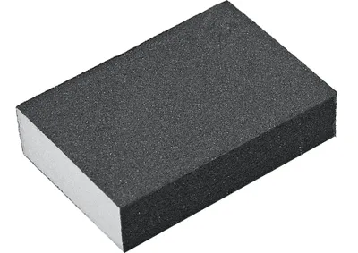 Produktbild von nespoli Schleifschwamm schwarz fein/mittel10x7cm