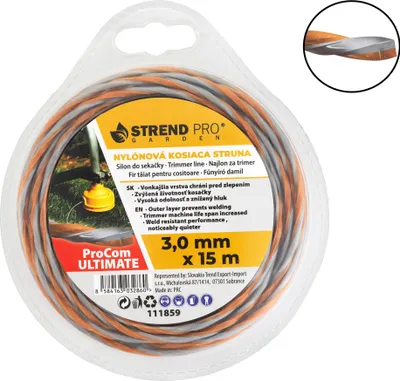 Produktbild von Trimmerfaden ProCom Ultimate 3,0 mm, L-15 m, Vierkantspirale 10 Stück