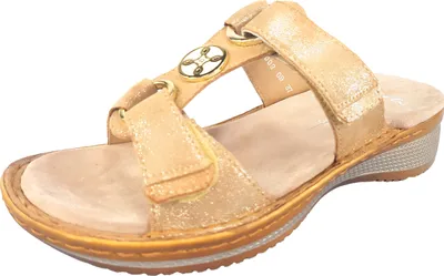 Produktbild von Ara Hawaii 2.0 Damenschuhe Pantoletten Gold Freizeit, Schuhgröße:36 EU