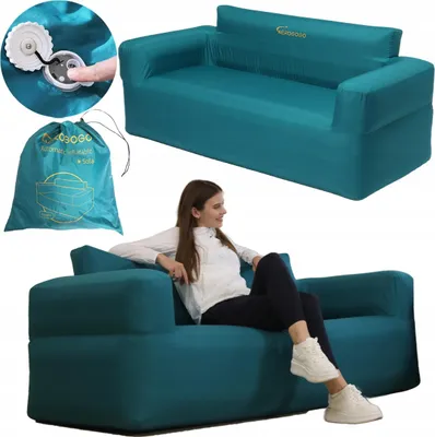Zdjęcie produktu dla AEROGOGO SOFA Dmuchana kanapa samopompująca się 2 osobowa WYGODNA