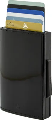 Produktbild von Ögon Cascade Wallet Kartenetui RFID-safe Glossy Schwarz