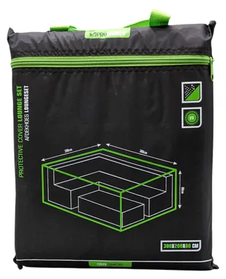 Produktbild von ProGarden Abdeckhaube Lounge-Set 300x200x80 cm Schwarz UV-Schutz