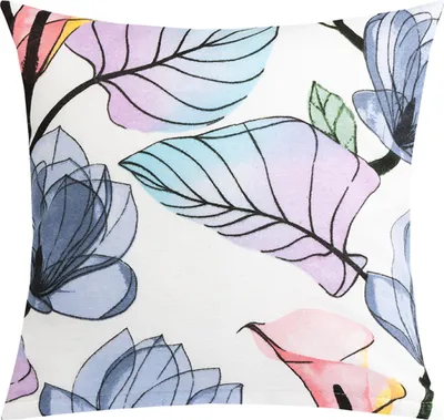 Zdjęcie produktu dla Poszewka flanelowa - 40x40 cm - niebieska, fioletowa, różowa