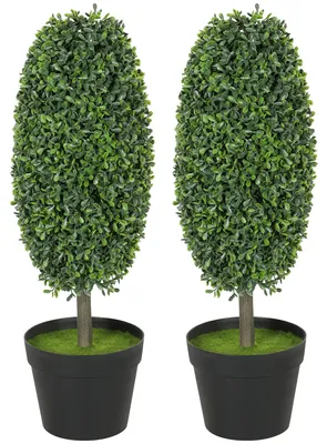 Obrázek produktu pro Umělé rostliny Sada 2 ks, UV-odolné, 60 cm vysoké