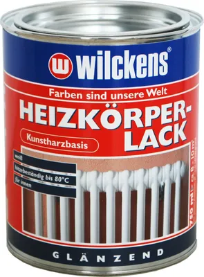 Produktbild von Wilckens Heizkörperlack Weiß glänzend 0,375l 10891000030