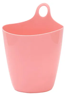 Produktbild von Hängender Mülleimer, Mini, multifunktional, platzsparend, Kunststoff-Aufbewahrungseimer für Schreibtisch-Schlafsäle, Rosa