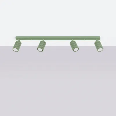 Produktbild von Plafond KARBON 4L salbei 4xGU10 10W Aluminium 16.5x6.5x81cm Sollux Lighting
