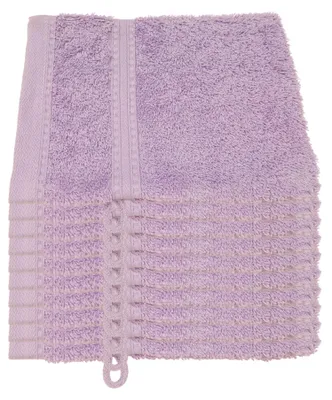 Produktbild von Julie Julsen BIO Waschhandschuh 10er Set 15x21 Lavendel
