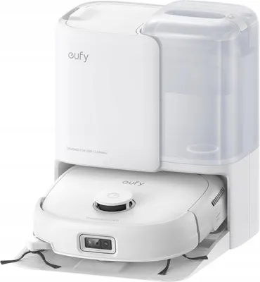 Produktbild von eufy Omni E25 weiß Saugroboter mit Wischfunktion