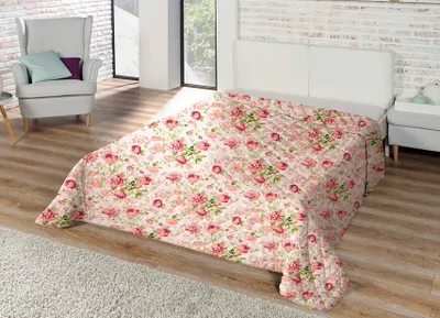 Produktbild von XXL Tagesdecke Steppdecke Bettüberwurf Decke Bettdecke gesteppt 220x240cm gemustert