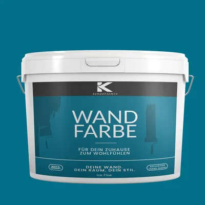 Produktbild von Kenzopaints 5Liter Wandfarbe Designfarbe Innenfarbe - Ice Floe